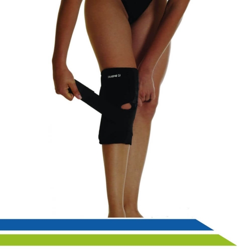 Joelheira de Neoprene Articulada com Cintas Cruzadas - Dilepé - Cód. DE150