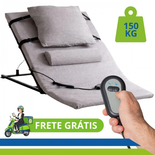 Cama Encosto Reclinável Elétrico Conforto Pós-Cirúrgico Plástica Idoso até 150kg