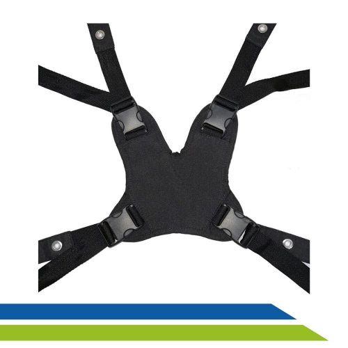 Cinto Segurança Cadeira De Rodas Torácico 4 Pontas Ajustável Reforçado - Cód. 70021162