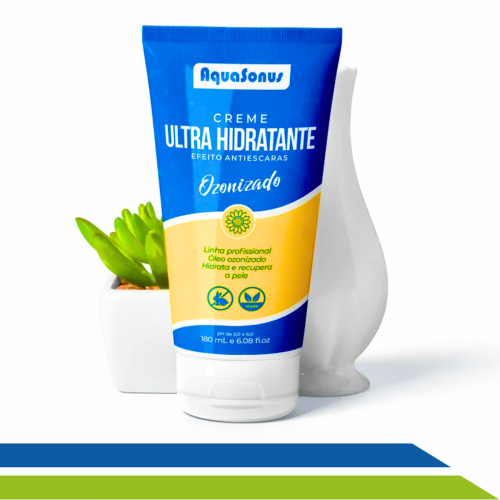 Creme Ultra Hidratante Ozonizado com Oléo de Girassol Prevenção de Escaras Idoso