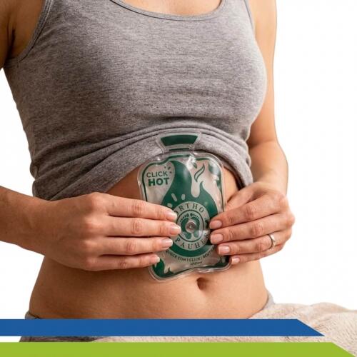 Bolsa Térmica em Gel Ortho Pauher Reutilizável Calor Instantâneo para Dores Musculares Artrite Artrose e Cólicas