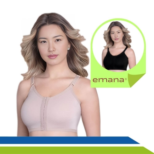 Sutiã Pós-Cirúrgico Tecido Emana Mastectomia Mamoplastia Compressão com Alças Reguláveis New Form