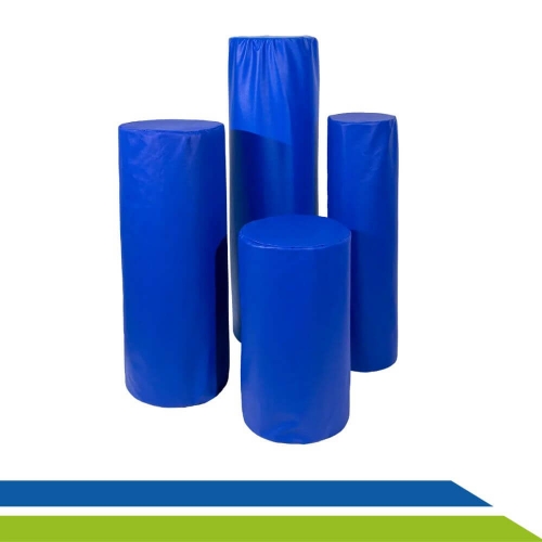 Rolo Posicionamento Encosto Apoio com Capa Pós-Cirúrgico Exercícios Fisioterapia Pilates UN Longevitech