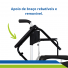 Cadeira de Banho Desmontável Dobrável Higiênica Idoso Adulto B5 150kg Ortomobil