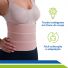 Faixa Abdominal Compressiva 3 Gomos Ajustável Pós-Cirúrgica Abdominoplastia Lipo Hérnia Bariátrica