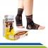 Tornozeleira de Compressão com Cobre para Fascite Plantar Tendinite Entorse Ligamento e Suporte para Tornozelo Ortho Pauher