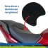 Almofada Anti Impacto Anatômica para Banco de Moto em Gel Antiderrapante Motoboy Motoqueiro MT01 Ortho Pauher