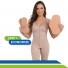 Kit Pós-Cirúrgico para Lipoaspiração e Abdominoplastia Cinta Macaquinho e Placas de Espuma Bege ou Preto New Form