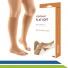 Meia de Média Compressão 20–30 mmHg 3/4 Cirurgia de Varizes Lipedema Linfedema Flat Soft Venosan