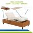 Cama Hospitalar Elétrica Reclinável Bivolt com Controle Remoto Pilati