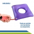 Almofada Quadrada Inflável com Orifício Anti Escaras / Hemorroidas Bioflorence Cod 101-0023