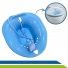 Bacia Bidê para Banho de Assento Portátil Azul Hemorroidas Longevitech - BA-AZ
