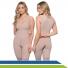 Cinta Pós Cirúrgica Emana Regata New Form para Abdominoplastia Lipoaspiração com 4 Ajustes