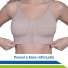 Sutiã Pós-Cirúrgico com Base Reforçada Fechamento Frontal e Costura Horizontal no Busto - Cód. 60113 - New Form