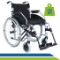 Cadeira de Rodas Alumínio Premium Resistente até 150 kg Idoso Reabilitação Pós-Operatório Fratura