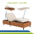 CAMA (BASE) + COLCHÃO