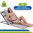 Kit Pós-Cirúrgico Completo Cinta Emana Macaquinho + Encosto Reclinável Elétrico Abdominoplastia Lipoaspiração