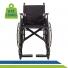 Cadeira De Rodas Dobrável X Reforçada Até 150kg com Pneu Antifuro para Idoso e Mobilidade Reduzida