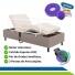 Cama Hospitalar Motorizada Articulada Zeus com Colchão D28 Original e Par de Grades Pilati