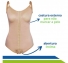 Cinta Pós Cirúrgica e Modeladora com Colchetes Frontais e Sutiã com Alças New Form 60602
