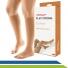 Meia de Alta Compressão 30–40 mmHg 3/4 Cirurgia de Varizes Lipedema Linfedema Flat Strong Venosan
