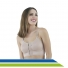 Sutiã Pós-Cirúrgico Base Reforçada Mamoplastia Mastectomia Prótese de Silicone Macom Cód. 1002B