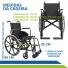 Cadeira de Rodas Dobrável MA3F até 150kg Conforto, Segurança e Mobilidade para o Dia a Dia Ortomobil