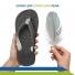 Chinelo Anabela Anatômico com Pontos Massageadores Fascite Plantar Esporão Calcâneo Pé Diabético Mundo Flex