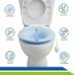 Bacia Bidê para Banho de Assento Portátil Azul Hemorroidas Longevitech - BA-AZ