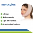 Máscara Faixa Para Lipo de Papada Mentoniana Otoplástia Tecido Emana Compressão - New Form